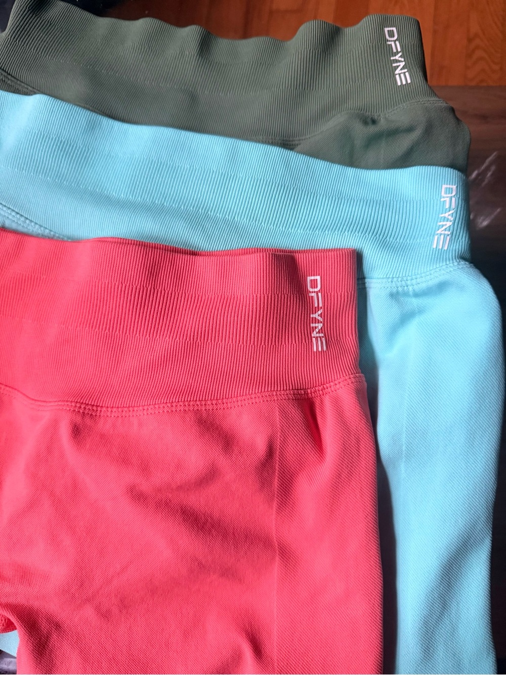 DFYNE Women's Athletic Ribbed Shorts —
